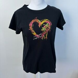Anvil Black Tee with Vibrant Graphic